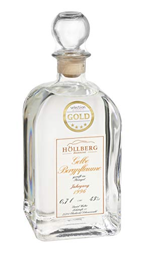 Original Höllberg Gelbe Bergpflaume Carré 43% vol, Jahrgang 1996, 0.7Liter | Premium Obstbrand mit edlem Pflaumen Aroma | Edelbrand aus Familienbrennerei Original Höllberg Gelbe Bergpflaume Carré 43% vol, Jahrgang 1996, 0.7Liter | Premium Obstbrand mit edlem Pflaumen Aroma | Edelbrand aus Familienbrennerei von HoLLBERG Brennerei
