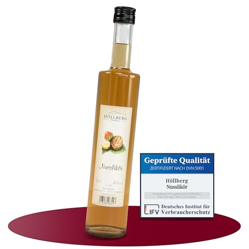 Original Höllberg Nusslikör 30% vol. (1 x 0.5 Liter) | Premium Nuss Likör aus der Privatbrennerei Höllberg | Schnaps & Liköre - Spezialitäten Original Höllberg Nusslikör 30% vol. (1 x 0.5 Liter) | Premium Nuss Likör aus der Privatbrennerei Höllberg | Schnaps & Liköre - Spezialitäten von HÖLLBERG