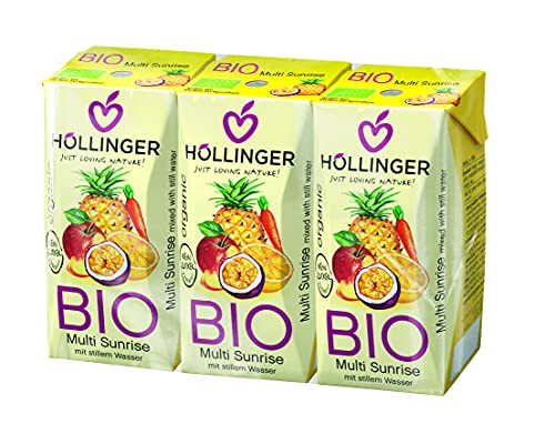 Höllinger Bio Schulsaft Multi Sunrise 24x200ml von HÖLLINGER - JUST LOVING NATURE