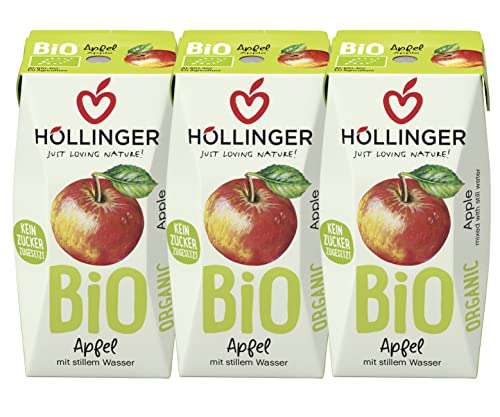 Höllinger BIO Schulsaft Apfel 3x200ml, 600 ml von Höllinger