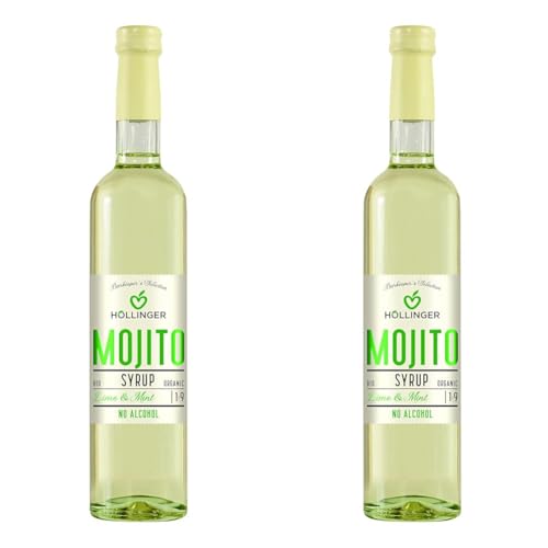 Höllinger Barkeepers Selection Mojito Sirup, 0.5L Glas (Packung mit 2) von Höllinger