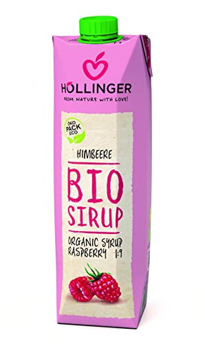 Höllinger Bio Himbeersirup, 1000 ml von HÖLLINGER - JUST LOVING NATURE