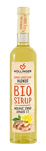 Höllinger Bio Ingwersirup, 0.5L Glas von HÖLLINGER - JUST LOVING NATURE