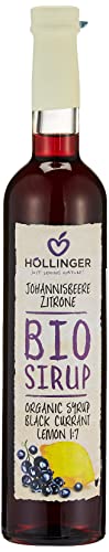 Höllinger Bio Johannisbeer-Zitrone Sirup, 500 ml Höllinger Bio Johannisbeer-Zitrone Sirup, 500 ml von Höllinger
