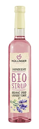 Höllinger Bio Lavendelblüten Sirup, 0.5L Glas von HÖLLINGER - JUST LOVING NATURE