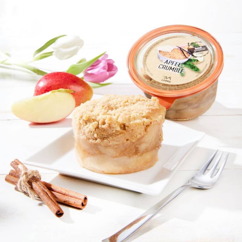 Gebackener Apfel-Crumble von Löbke