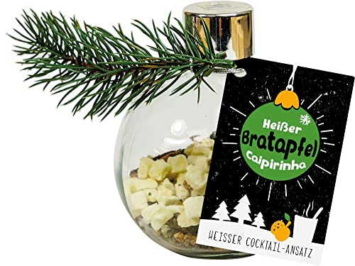 Hof Löbke Heißer Bratapfel-Caipirinha Cocktail-Ansatz in toller Weihnachtskugel Hof Löbke Heißer Bratapfel-Caipirinha Cocktail-Ansatz in toller Weihnachtskugel von Hof Löbke