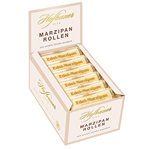 Hofbauer Wien rolle ungetunkt, Multipack (20 Rollen/Karton), Marzipan, 840 g von Hofbauer Wien