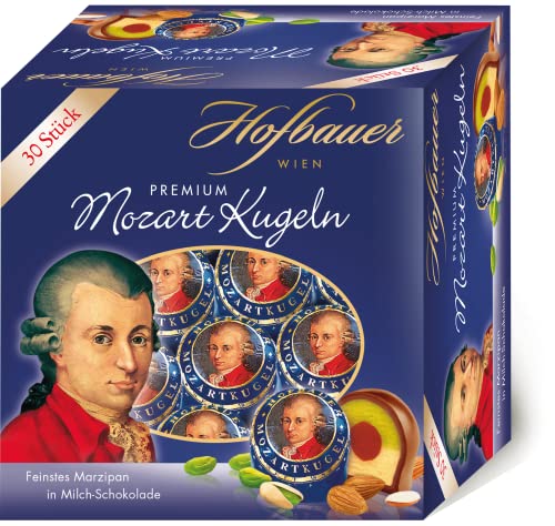 Hofbauer Wien Mozartkugeln Milchschokolade Box 600g (30 Stk.) von Hofbauer Wien
