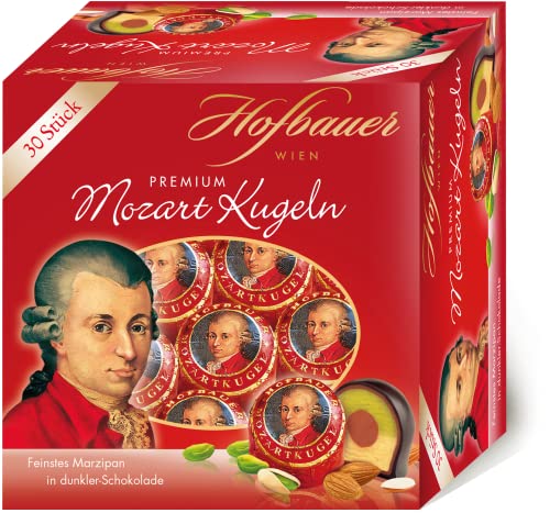 Hofbauer Wien Mozartkugeln Zartbitter Box 600g (30 Stk.) von Hofbauer Wien