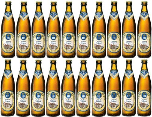 Hofbräuhaus München Hell (20x0,5 l), inkl. 1,60 € Pfand, MEHRWEG von Jlwiy