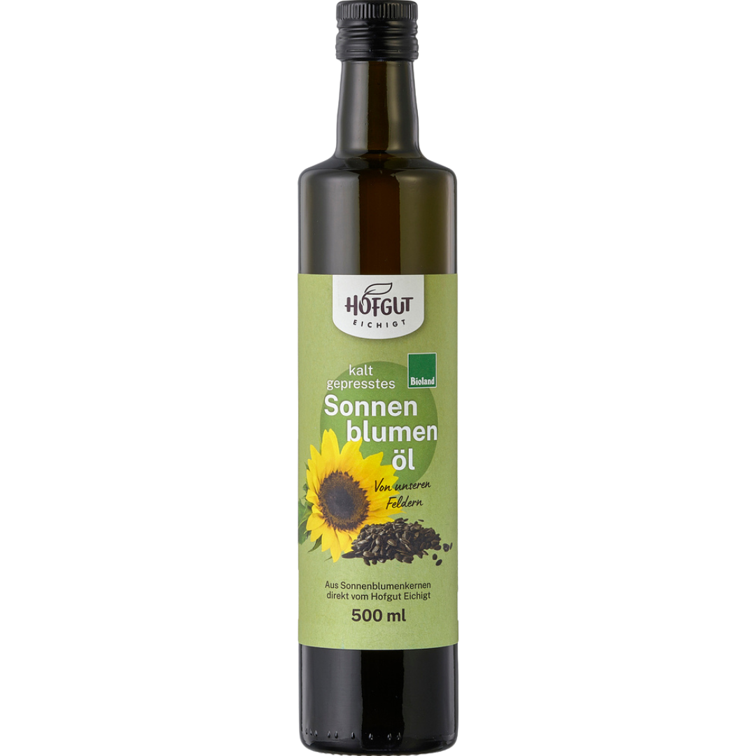Bio Sonnenblumenöl nativ Bio Sonnenblumenöl nativ von Hofgut Eichigt