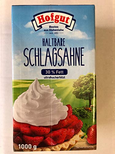 Hofgut H-Sahne 30%, 12er Pack (12 x 1 l) von Hofgut