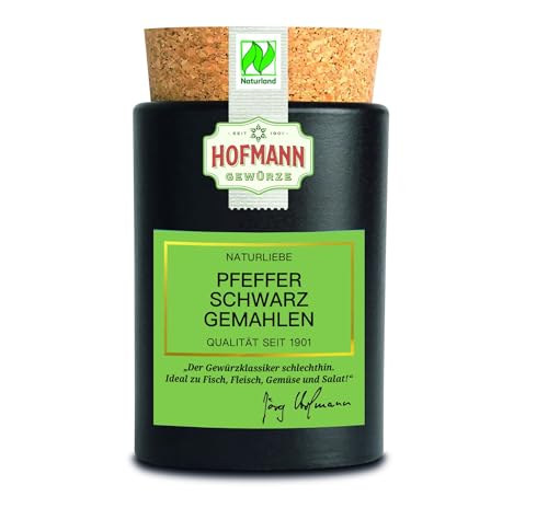 Hofmann Gewürze BIO Naturland Pfeffer schwarz gemahlen, 50g Hofmann Gewürze BIO Naturland Pfeffer schwarz gemahlen, 50g von Hofmann Gewürze