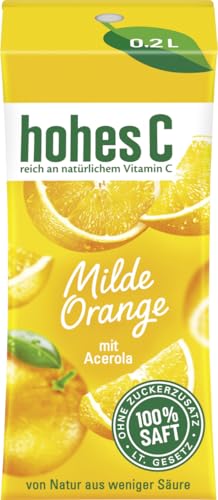 Hohes C Mild Fruchtsaft Milde Orange, 200 ml Hohes C Mild Fruchtsaft Milde Orange, 200 ml von Hohes C
