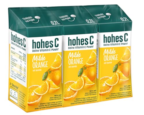Hohes C Milde Orange, (3 x 200 ml) von Hohes C