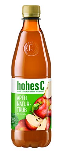 hohes C Apfel naturtrüb - 100% Saft, 12er Pack (12 x 500 ml) von Hohes C