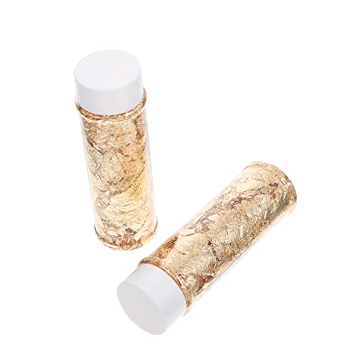 Holibanna Flaschen Essbare Goldfolienflocken für Nagelkunst und Kuchendekoration Hochwertige Goldfolie für Desserts und DIY Projekte für Kreative Bastelarbeiten Holibanna Flaschen Essbare Goldfolienflocken für Nagelkunst und Kuchendekoration Hochwertige Goldfolie für Desserts und DIY Projekte für Kreative Bastelarbeiten von Holibanna