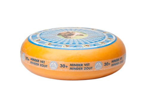 30+ Gereifter Gouda Käse, 40% weniger Fett und 20% weniger Salz | Premium Qualität | Ganzer Käse - 11,5 kilo von Gouda Cheese Shop