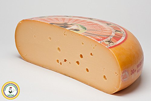 30+ Käse Jung gereifter, 40 % weniger Fett und 20 % weniger Salz | Premium Qualität | 1,5 Kilo von Holländisch Gouda Käse