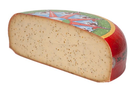 30+ kummel Gouda Käse, 40% weniger Fett und 20% weniger Salz | Premium Qualität | Halber Käse - 5,2 kilo von Gouda Cheese Shop