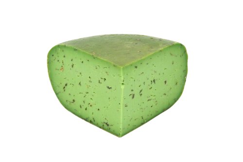 Grünes Pesto Käse | Premium Qualität | Viertel Käse - 1,1 kilo von Gouda Cheese Shop