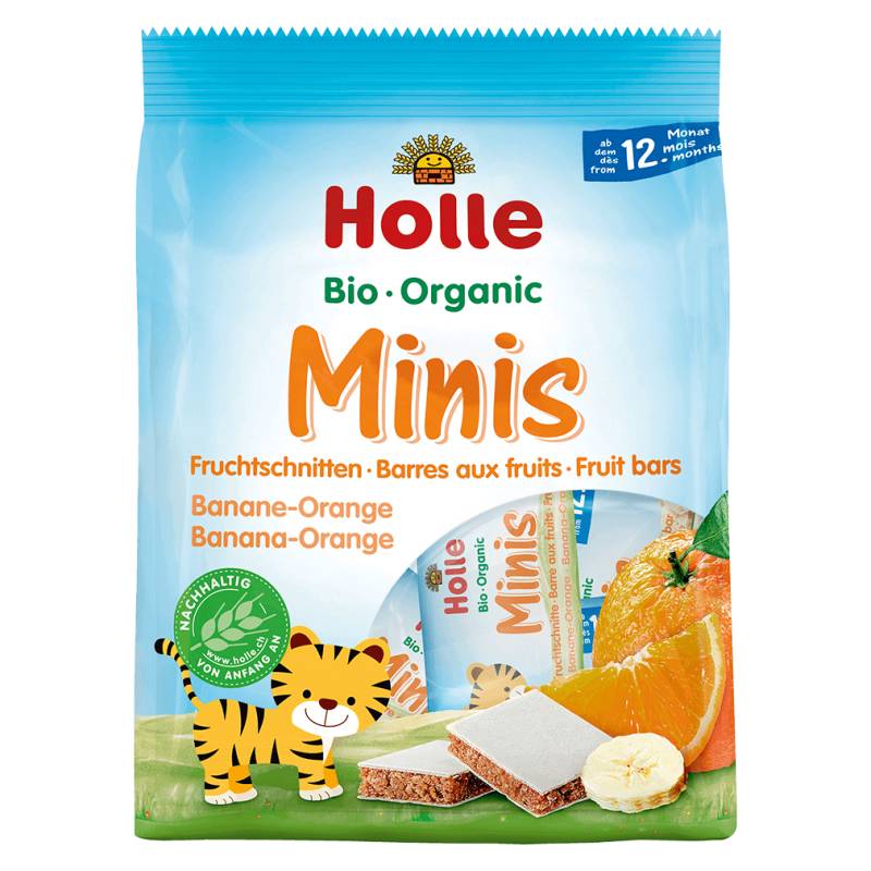 Bio Minis Fruchtschnitten Banane Orange von Holle