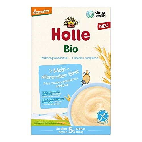 HOLLE BABYFOOD Bio-Getreidebrei, Hafer glutenfrei, 250g von Holle