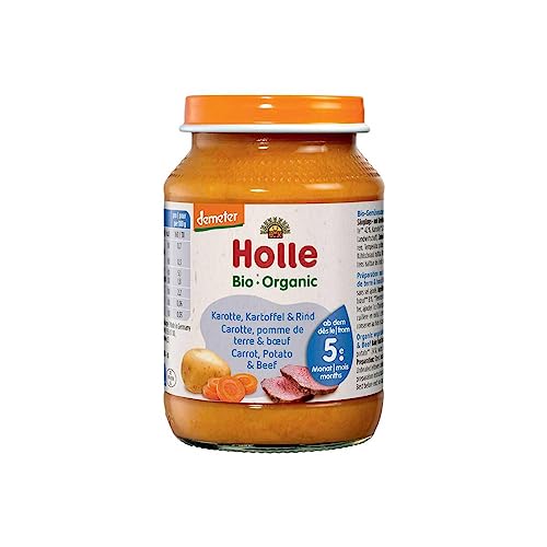 HOLLE BABYFOOD Glas, Demeter Karotten, Kartoffeln & Rind, 190g HOLLE BABYFOOD Glas, Demeter Karotten, Kartoffeln & Rind, 190g von Holle