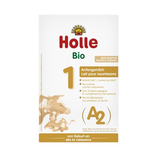 HOLLE BABYFOOD: Bio A2 Anfangsmilch - 1 Karton (2x400g=800g) von Holle