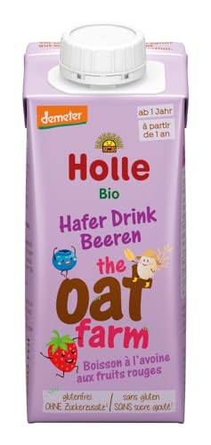 HOLLE BABYFOOD: The oat farm Hafer Drink - 200ml (Beeren, 1600ml=8) von Holle