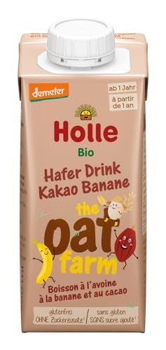 HOLLE BABYFOOD: The oat farm Hafer Drink - 200ml (Kakao Banane, 400ml=2) von Holle