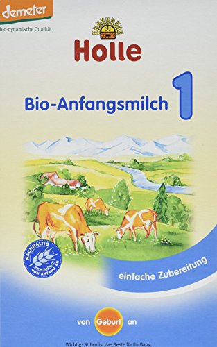 Holle Bio-Anfangsmilch 1, 1er Pack (1 x 400 g) von Holle