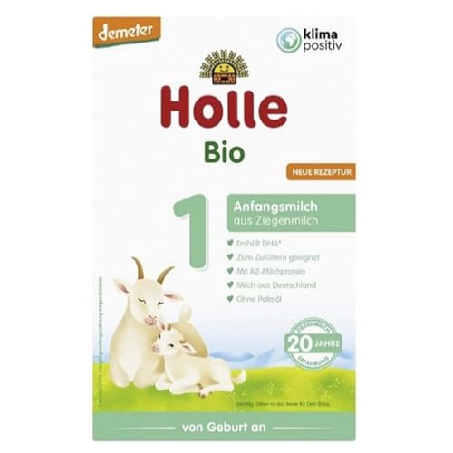 Holle Bio Anfangsmilch 1, aus Ziegenmilch, 400 g Holle Bio Anfangsmilch 1, aus Ziegenmilch, 400 g von Holle