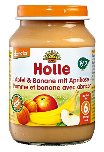 Holle Bio Apfel & Banane mit Aprikose (2 x 190 gr) von Holle