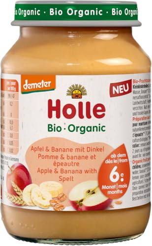 Apfel & Banane mit Dinkel 6 x 190 gr von Holle