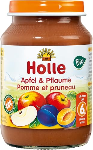 Holle Bio Apfel & Pflaume (2 x 190 gr) von Holle