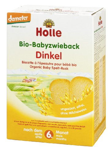 Holle Bio-Babyzwieback Dinkel, 3er Pack (3 x 200 g) von Holle