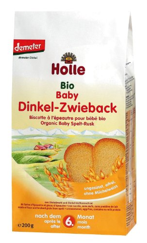 Bio-Babyzwieback Dinkel 6 x 200 gr von Holle
