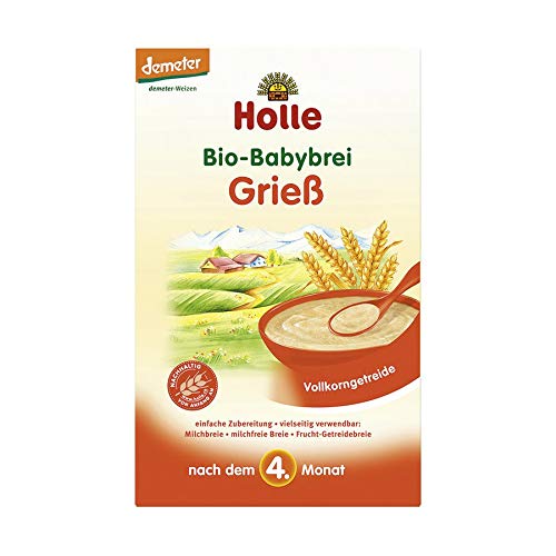 Holle Bio Bio-Babybrei Grieß (2 x 250 gr) von Holle