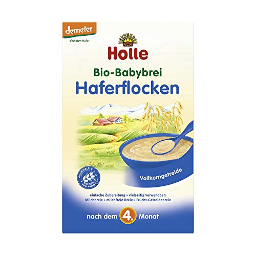 Holle Bio Bio-Babybrei Haferflocken (2 x 250 gr) von Holle