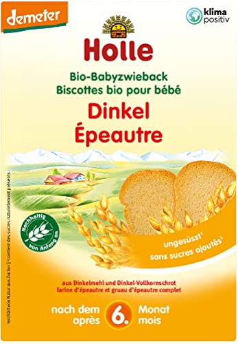Holle Bio-Babyzwieback Dinkel (2 x 200 gr) von Holle