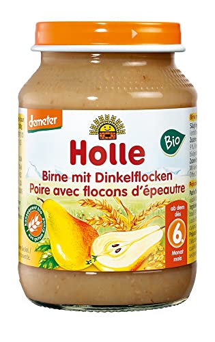 Holle Bio Birne mit Dinkelflocken (2 x 190 gr) von Holle