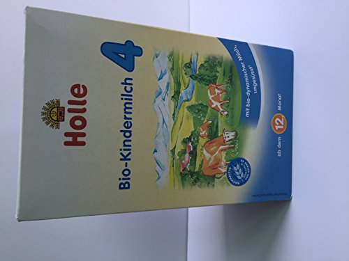 4 x 600 g Holle Bio-Kindermilch 4 ab Dem 12. Monat Bio / Öko von Holle