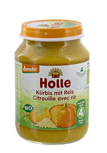 Holle Bio Kürbis mit Reis (1 x 190 gr) von Holle