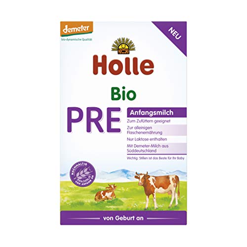 Holle Bio PRE-Anfangsmilch 400 g (6 x 400g) von Holle