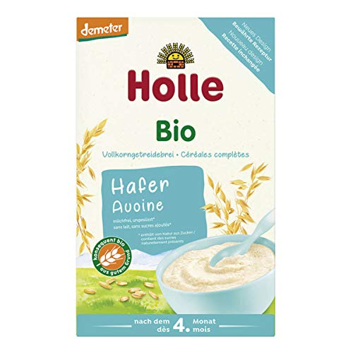 Holle - Bio-Vollkorngetreidebrei Hafer - 0,25 kg - 6er Pack von Holle
