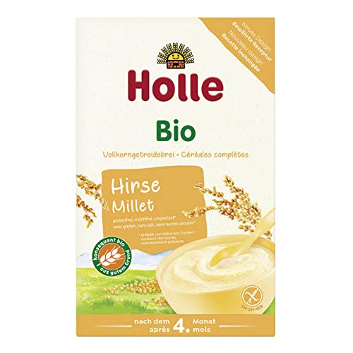 Holle - Bio-Vollkorngetreidebrei Hirse - 0,25 kg - 6er Pack von Holle