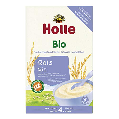 Holle - Bio-Vollkorngetreidebrei Reis - 0,25 kg - 6er Pack von Holle
