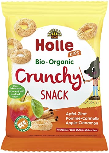 Holle Crunchy Snack Apfel Zimt 1er Pack (1 x 25 g) von Holle